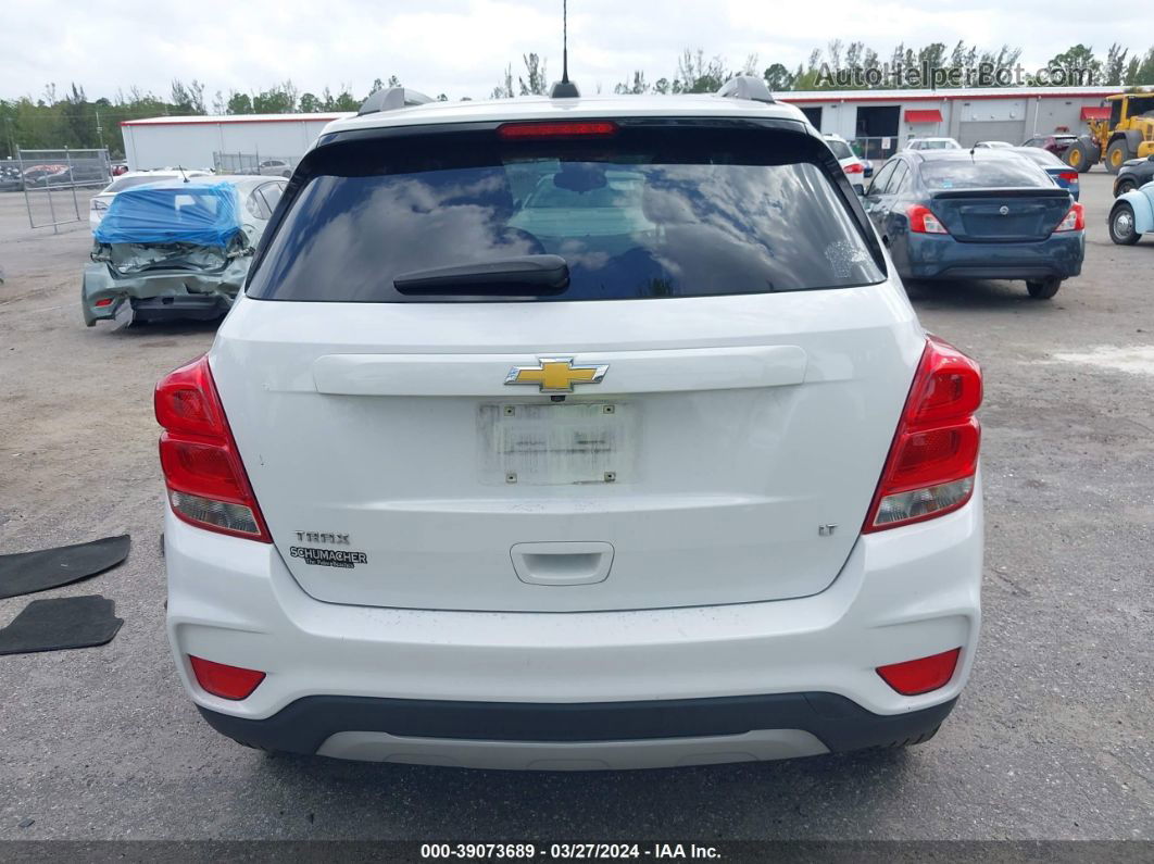 2019 Chevrolet Trax Lt White vin: 3GNCJLSB8KL191965