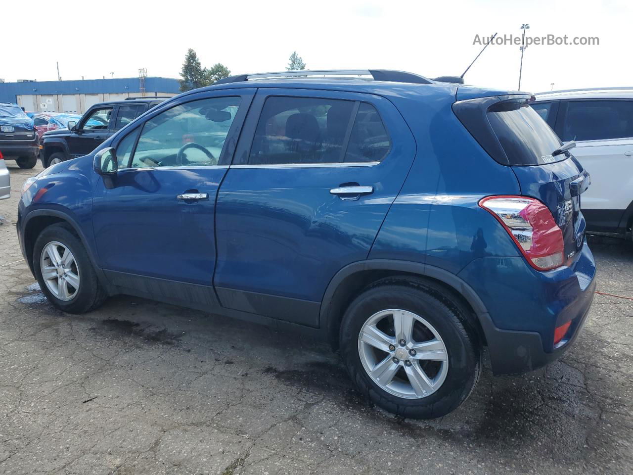 2019 Chevrolet Trax 1lt Blue vin: 3GNCJLSB8KL370961