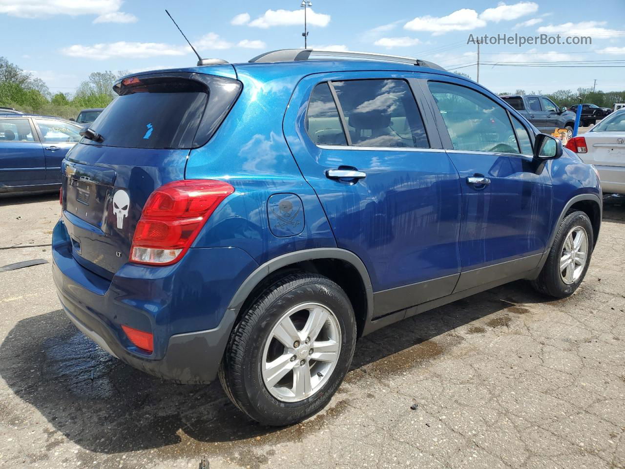 2019 Chevrolet Trax 1lt Синий vin: 3GNCJLSB8KL370961