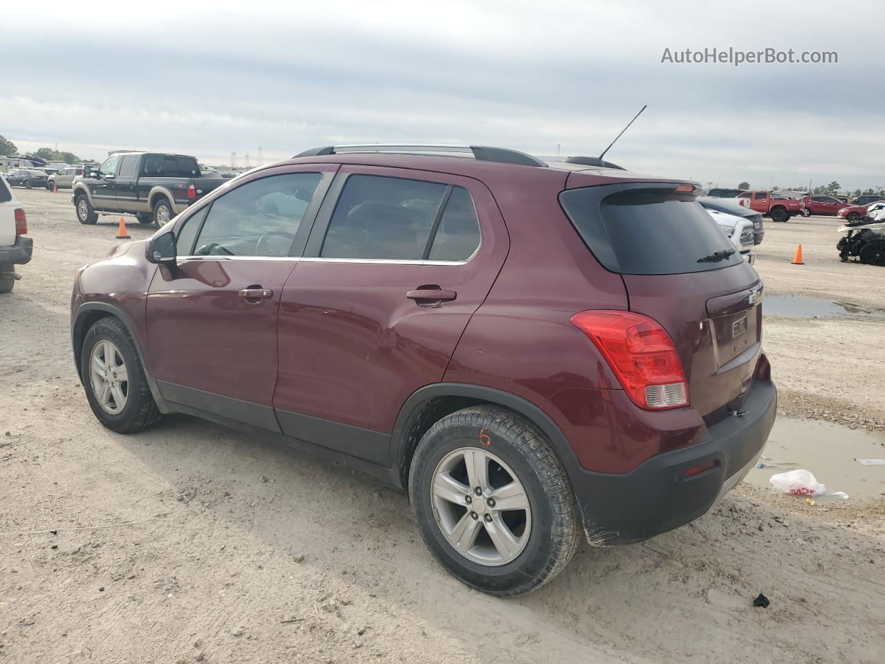 2016 Chevrolet Trax 1lt Red vin: 3GNCJLSB9GL213737