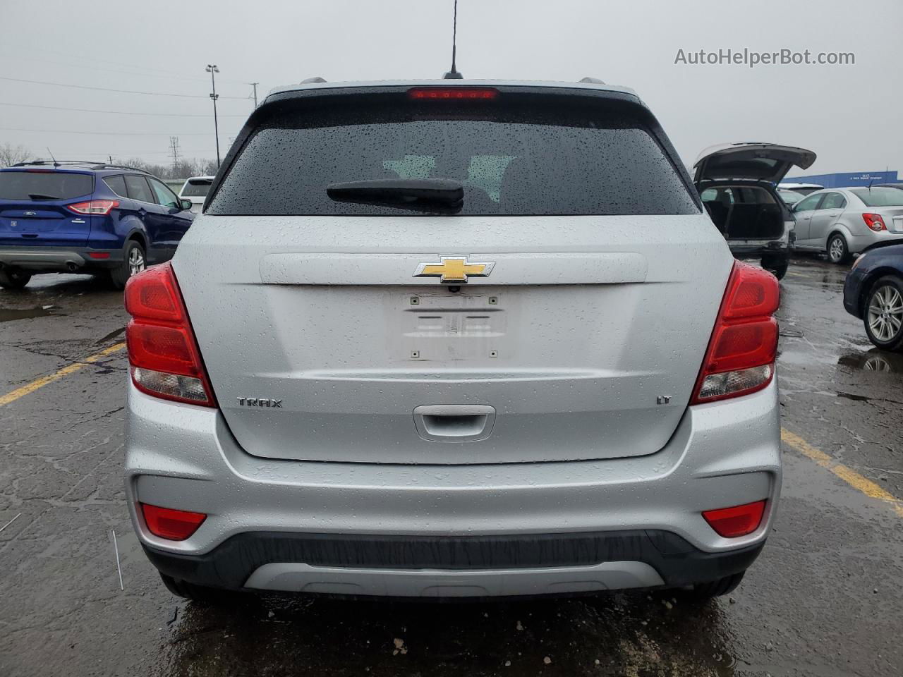 2019 Chevrolet Trax 1lt Серебряный vin: 3GNCJLSB9KL245015