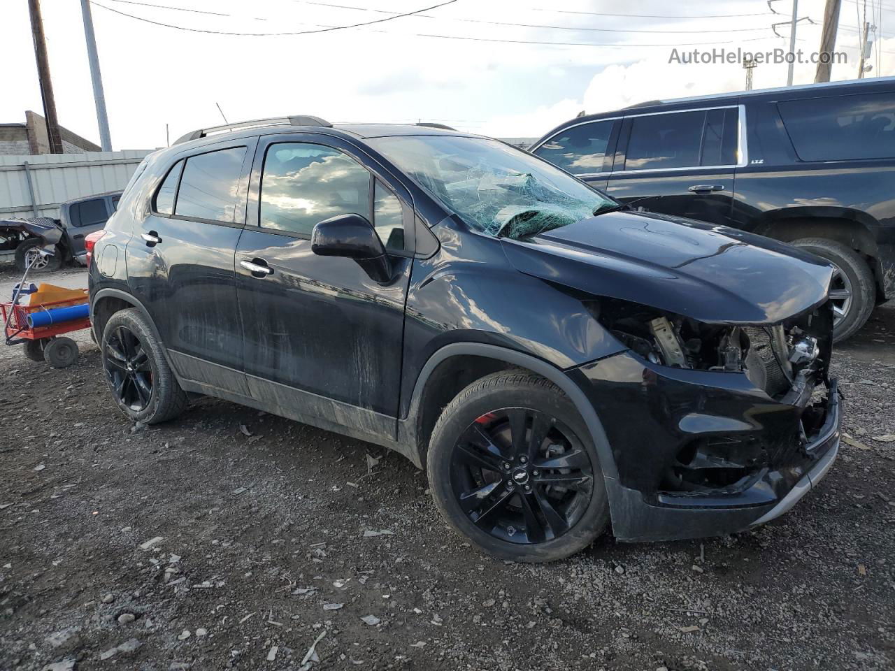 2019 Chevrolet Trax 1lt Black vin: 3GNCJLSB9KL354493