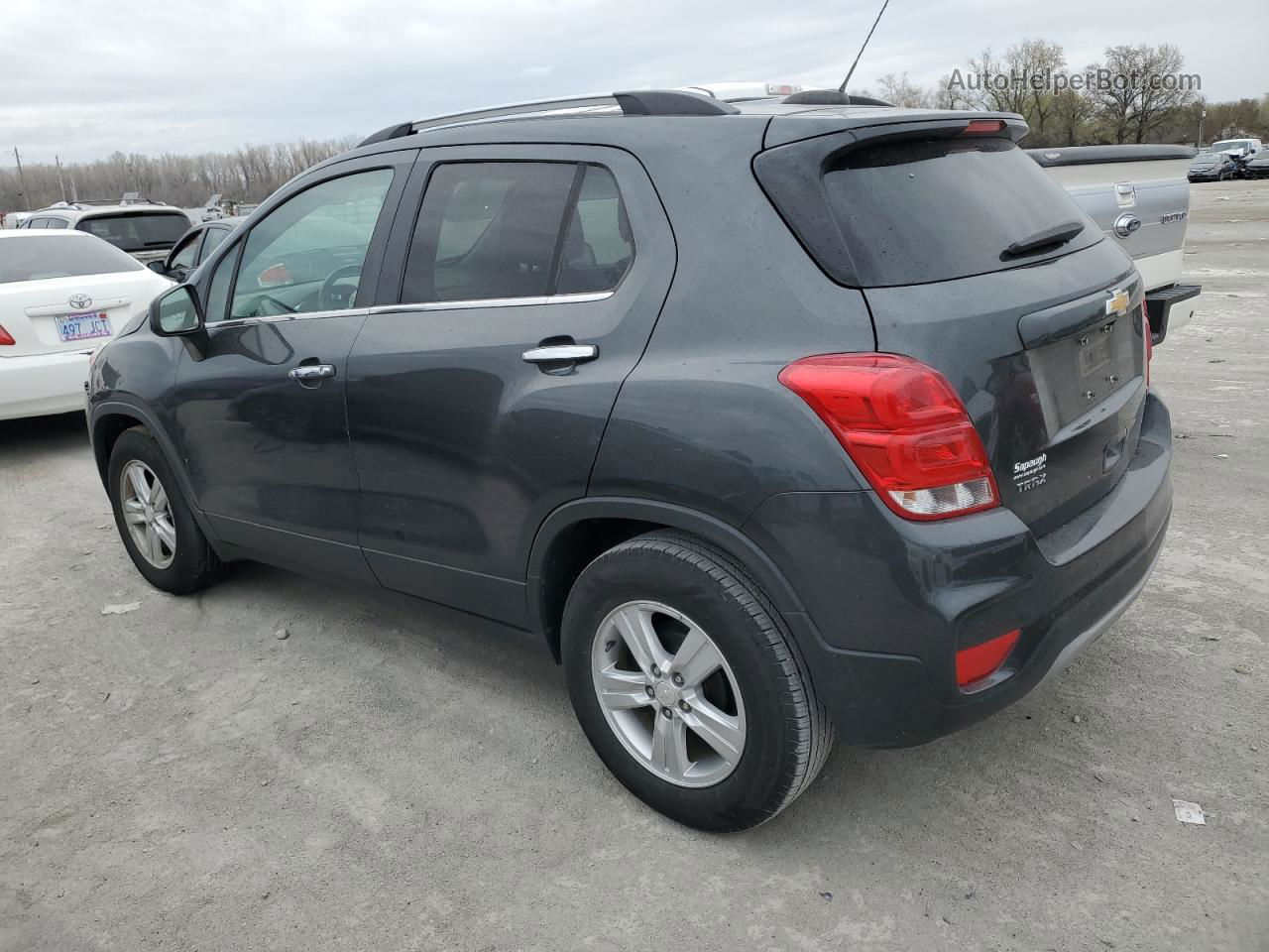 2019 Chevrolet Trax 1lt Gray vin: 3GNCJLSBXKL357872