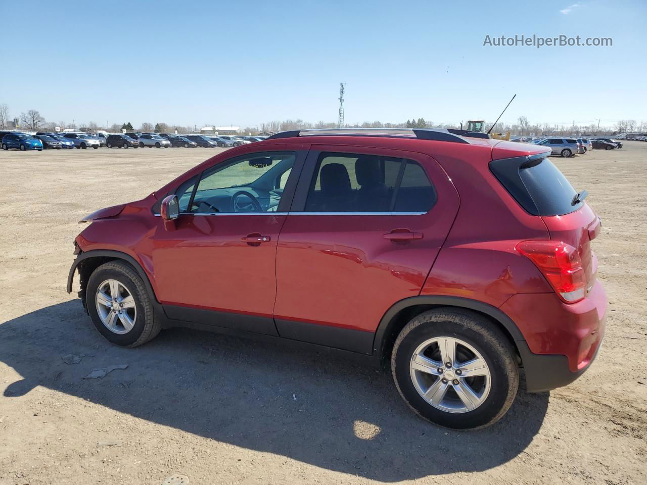 2019 Chevrolet Trax 1lt Red vin: 3GNCJLSBXKL371271