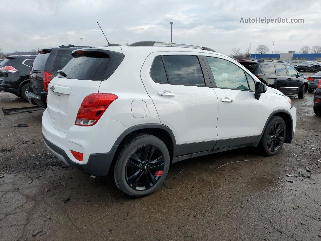 2019 Chevrolet Trax 1lt White vin: 3GNCJLSBXKL393352