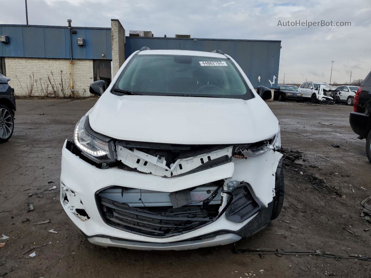 2019 Chevrolet Trax 1lt White vin: 3GNCJLSBXKL393352