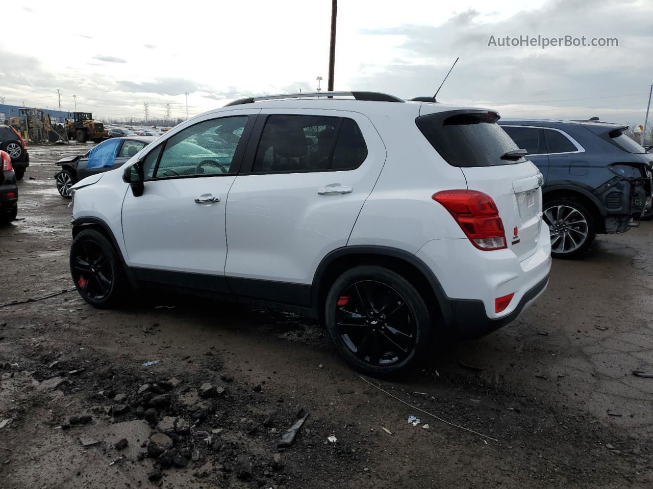 2019 Chevrolet Trax 1lt White vin: 3GNCJLSBXKL393352