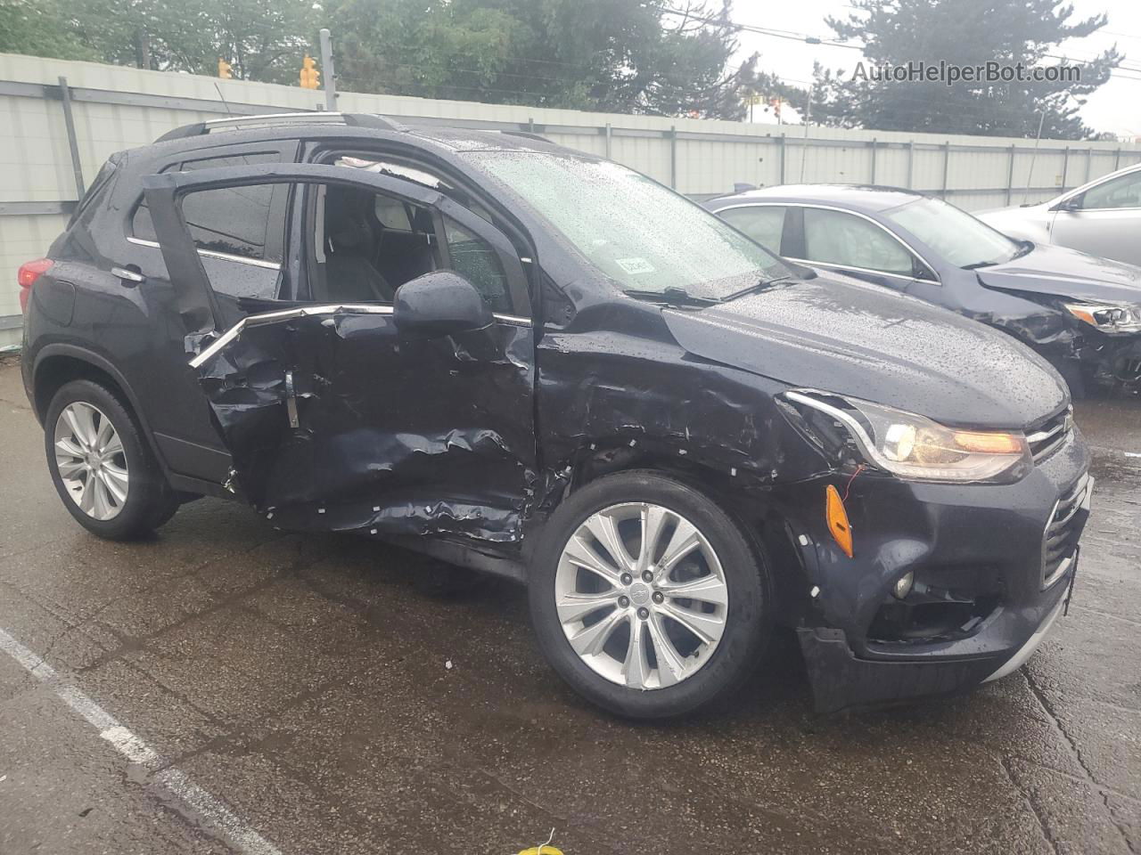 2019 Chevrolet Trax Premier Blue vin: 3GNCJMSB9KL144644