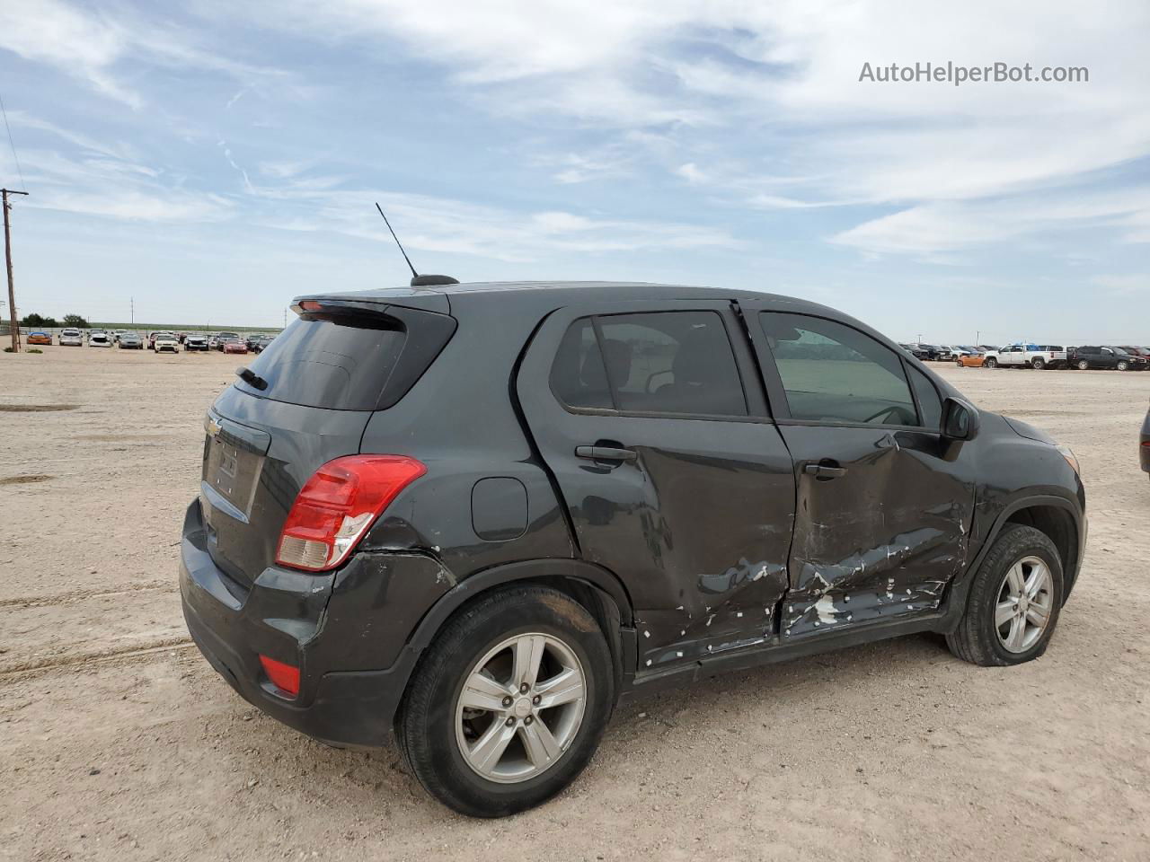 2019 Chevrolet Trax Ls Серый vin: 3GNCJNSB1KL189373