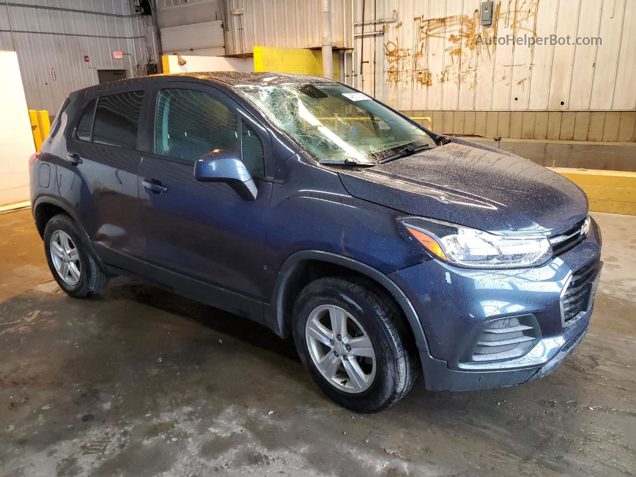 2019 Chevrolet Trax Ls Blue vin: 3GNCJNSB1KL226079