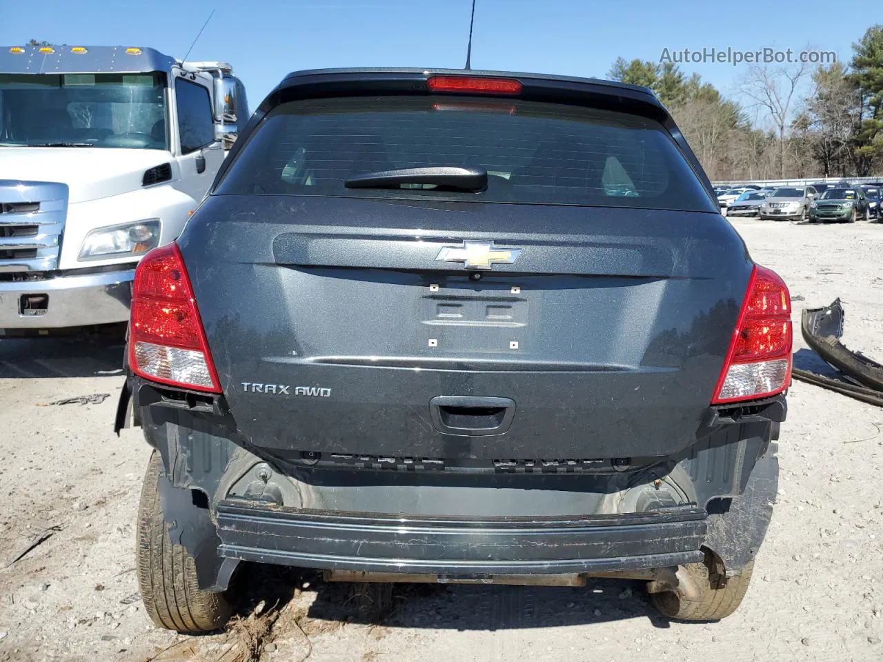 2019 Chevrolet Trax Ls Серый vin: 3GNCJNSB2KL187244