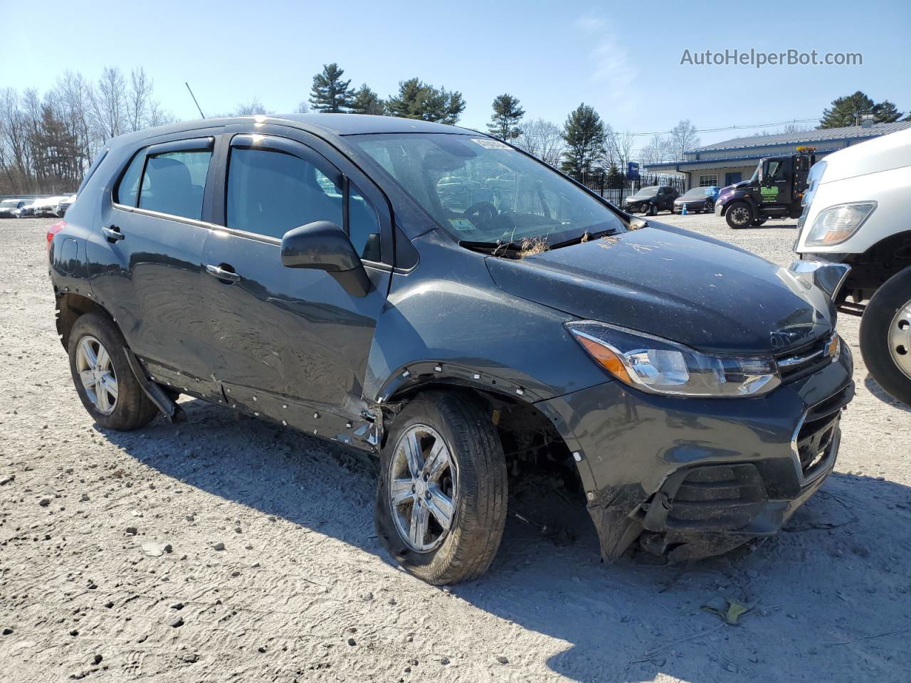 2019 Chevrolet Trax Ls Серый vin: 3GNCJNSB2KL187244