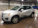 2016 Chevrolet Trax Ls Silver vin: 3GNCJNSB4GL157038