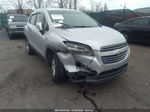 2016 Chevrolet Trax 1ls Серебряный vin: 3GNCJNSB4GL259066