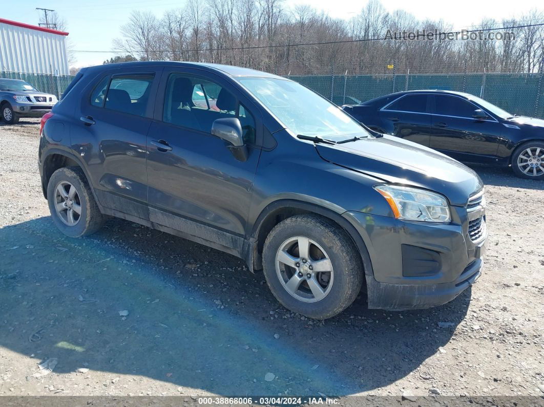 2016 Chevrolet Trax 1ls Gray vin: 3GNCJNSB7GL262723