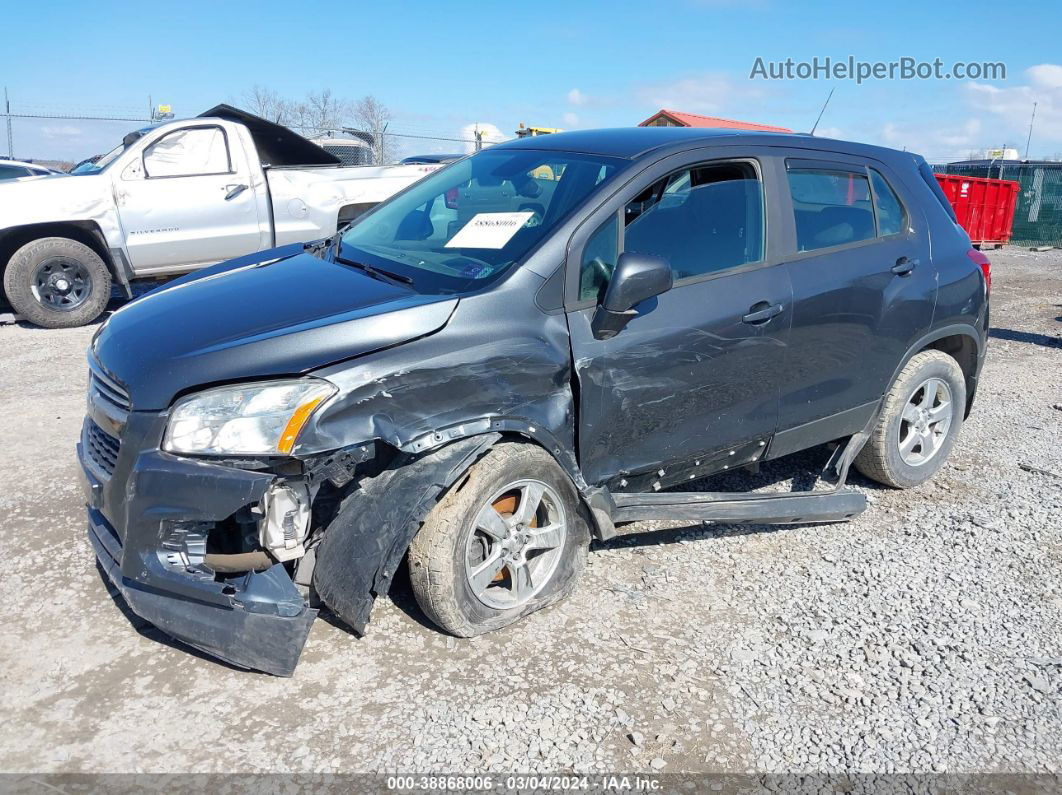 2016 Chevrolet Trax 1ls Серый vin: 3GNCJNSB7GL262723