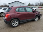 2016 Chevrolet Trax Ls Burgundy vin: 3GNCJNSB8GL276789