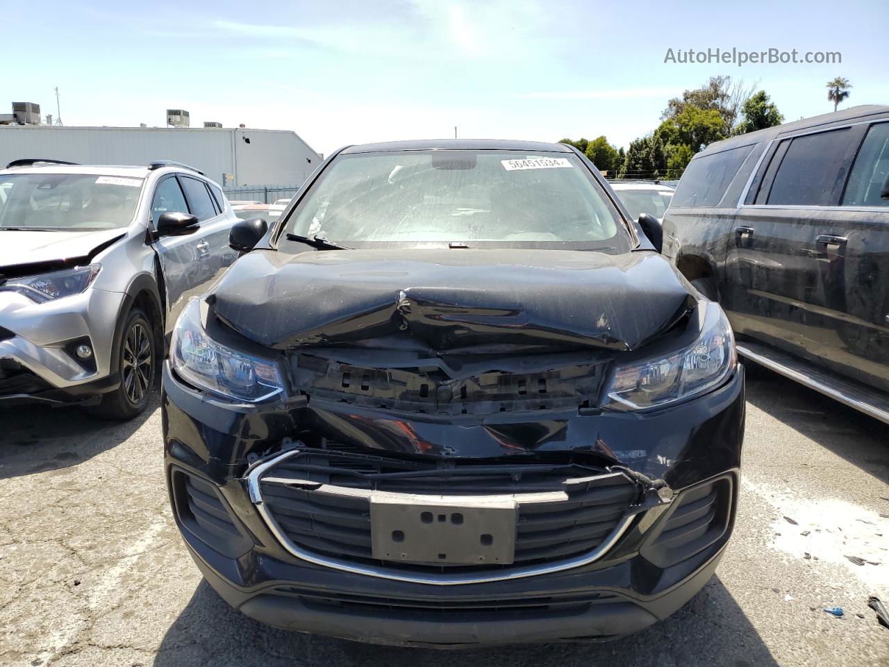 2019 Chevrolet Trax Ls Black vin: 3GNCJNSB8KL406398