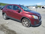 2016 Chevrolet Trax Ls Burgundy vin: 3GNCJNSB9GL254638