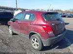 2016 Chevrolet Trax 1ls Maroon vin: 3GNCJNSBXGL257581