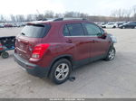 2016 Chevrolet Trax Lt Burgundy vin: 3GNCJPSB0GL230336