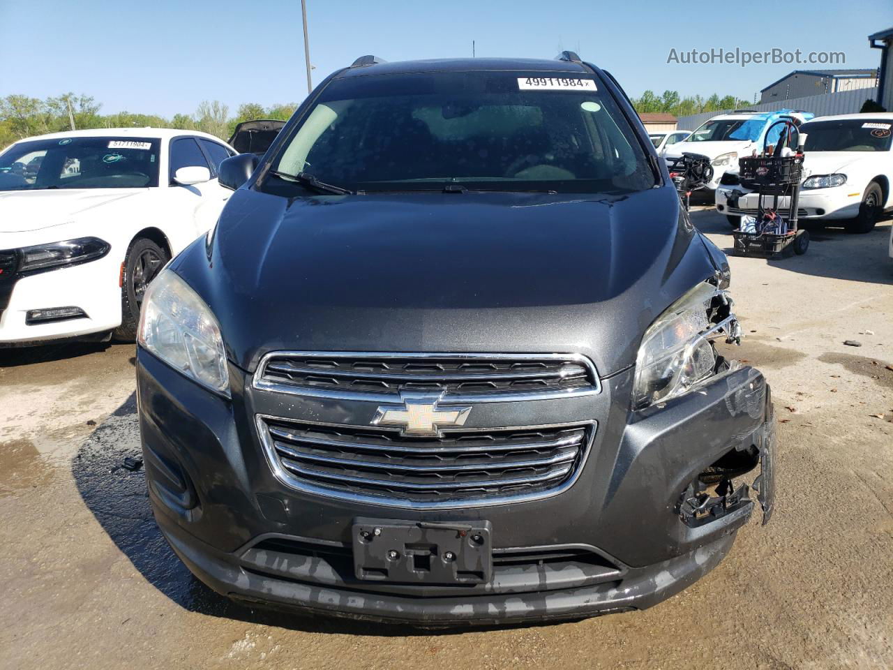 2016 Chevrolet Trax 1lt Gray vin: 3GNCJPSB0GL254085