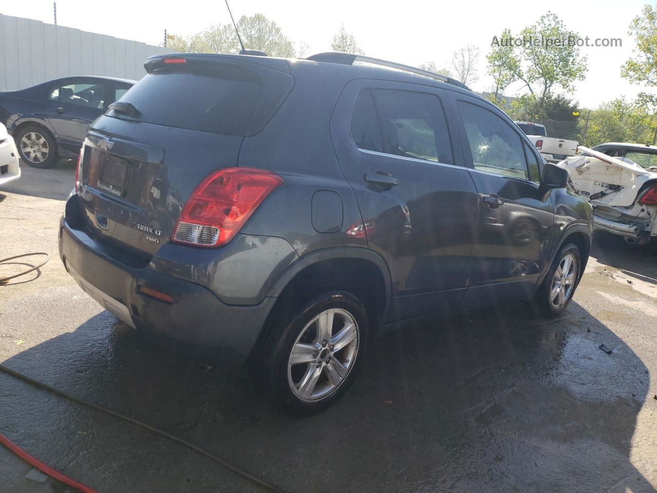 2016 Chevrolet Trax 1lt Gray vin: 3GNCJPSB0GL254085