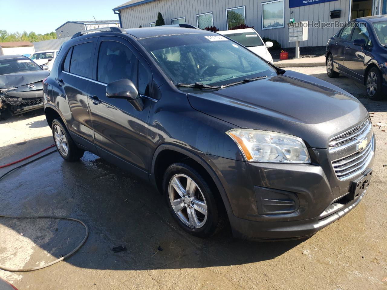 2016 Chevrolet Trax 1lt Gray vin: 3GNCJPSB0GL254085