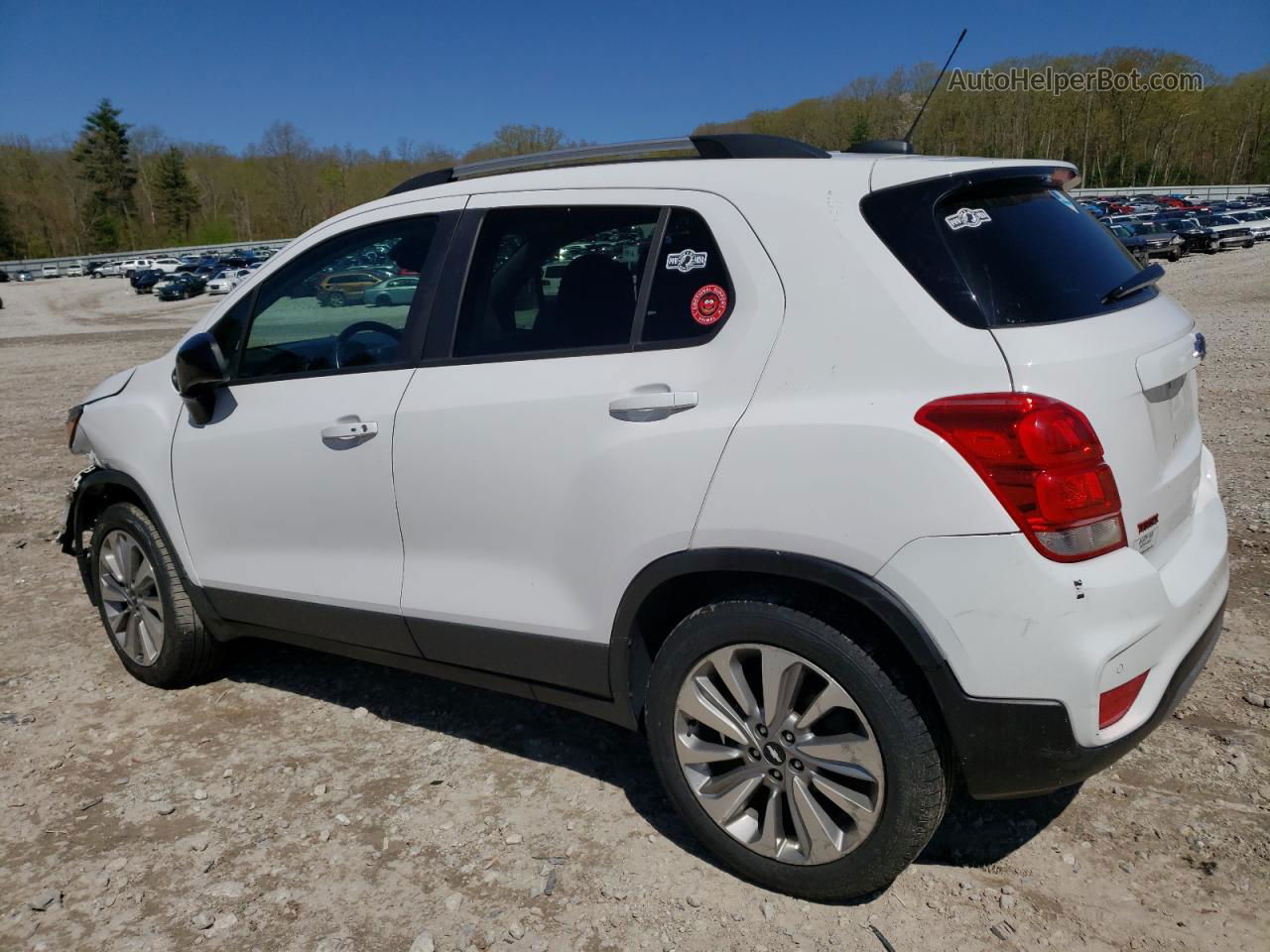 2019 Chevrolet Trax 1lt White vin: 3GNCJPSB0KL394999