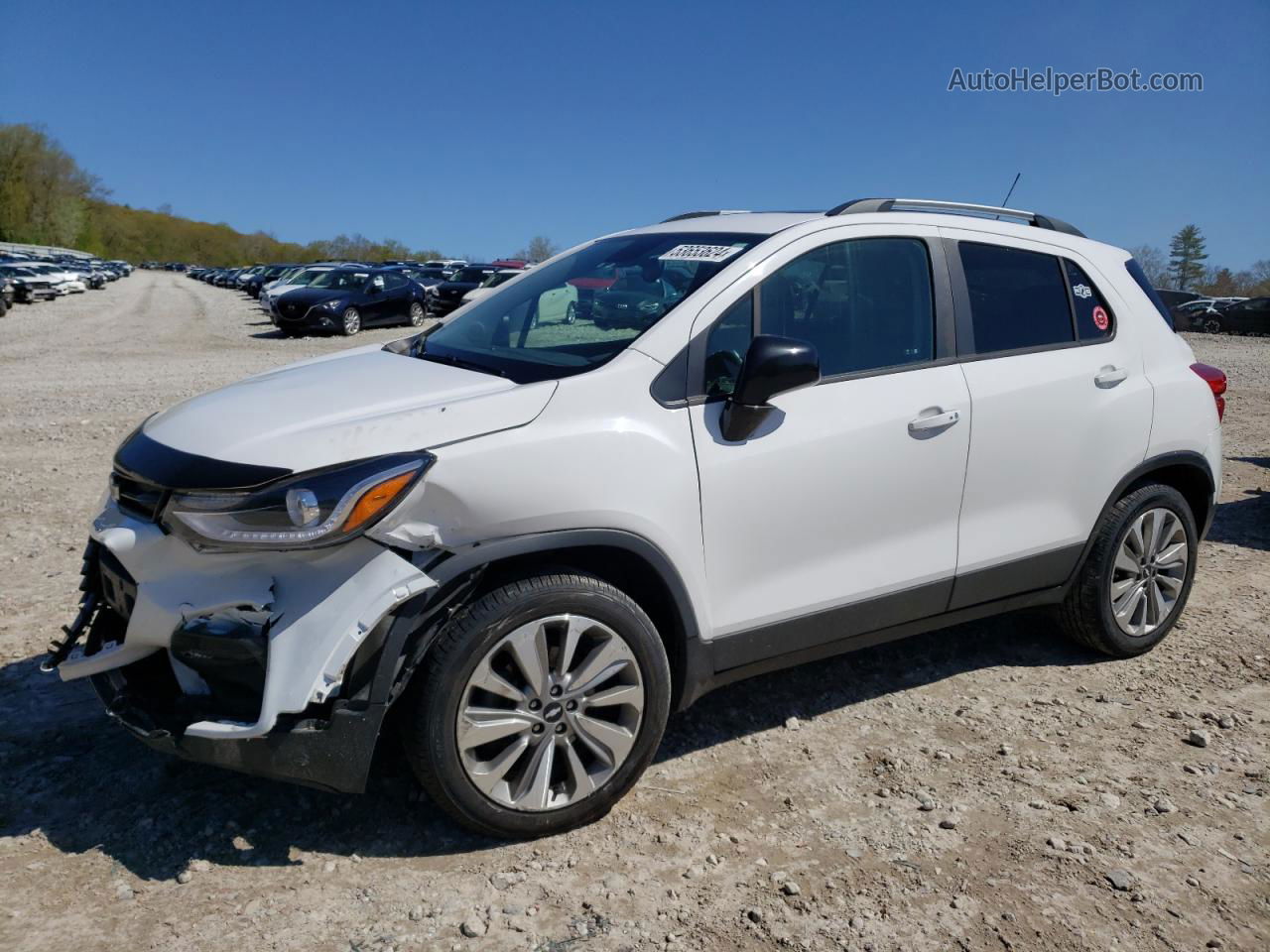 2019 Chevrolet Trax 1lt White vin: 3GNCJPSB0KL394999