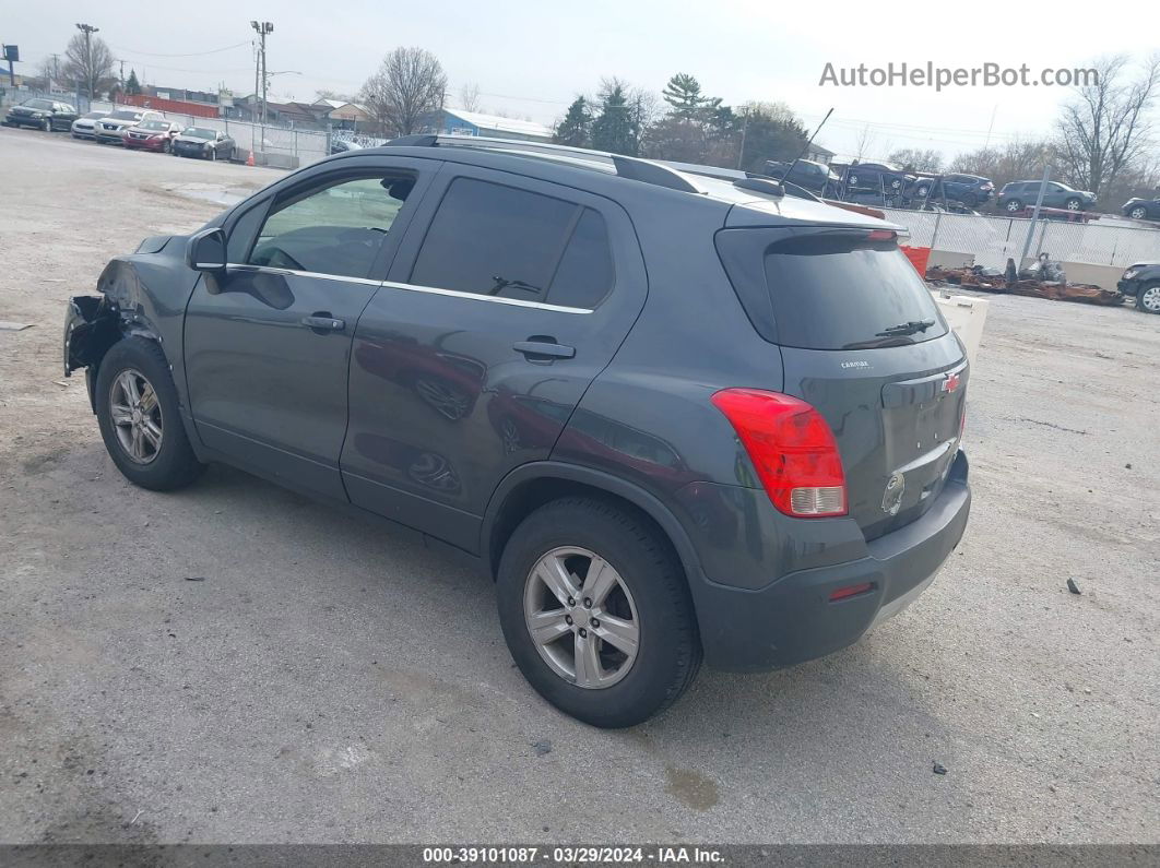 2016 Chevrolet Trax Lt Серый vin: 3GNCJPSB1GL152455