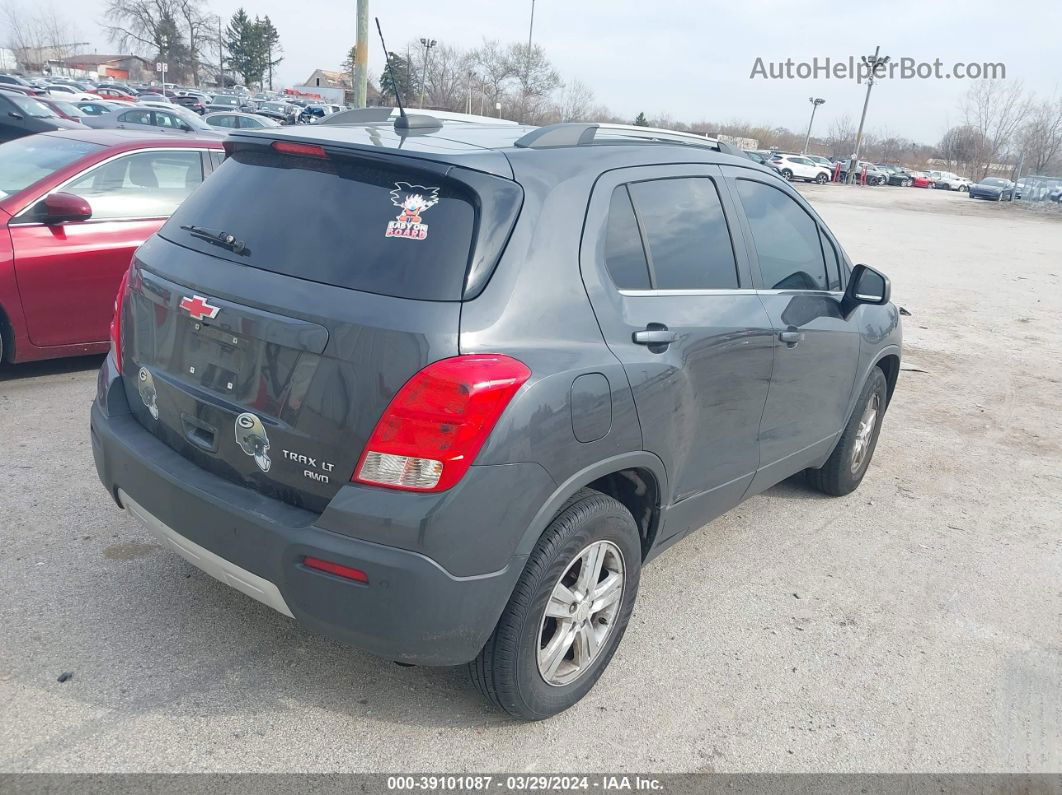 2016 Chevrolet Trax Lt Gray vin: 3GNCJPSB1GL152455