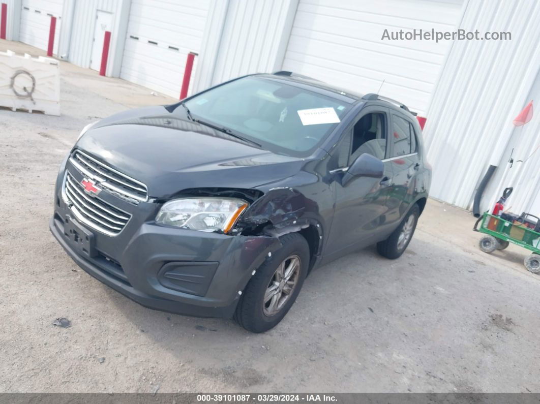 2016 Chevrolet Trax Lt Серый vin: 3GNCJPSB1GL152455