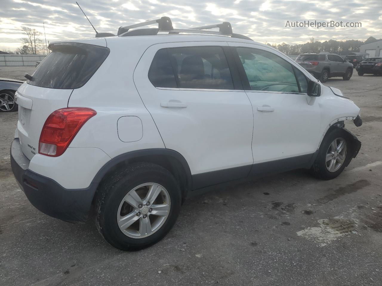 2016 Chevrolet Trax 1lt White vin: 3GNCJPSB1GL266097