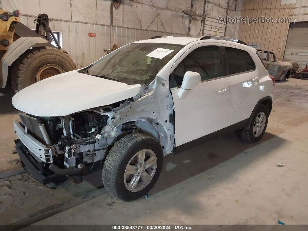 2019 Chevrolet Trax Lt White vin: 3GNCJPSB1KL198442