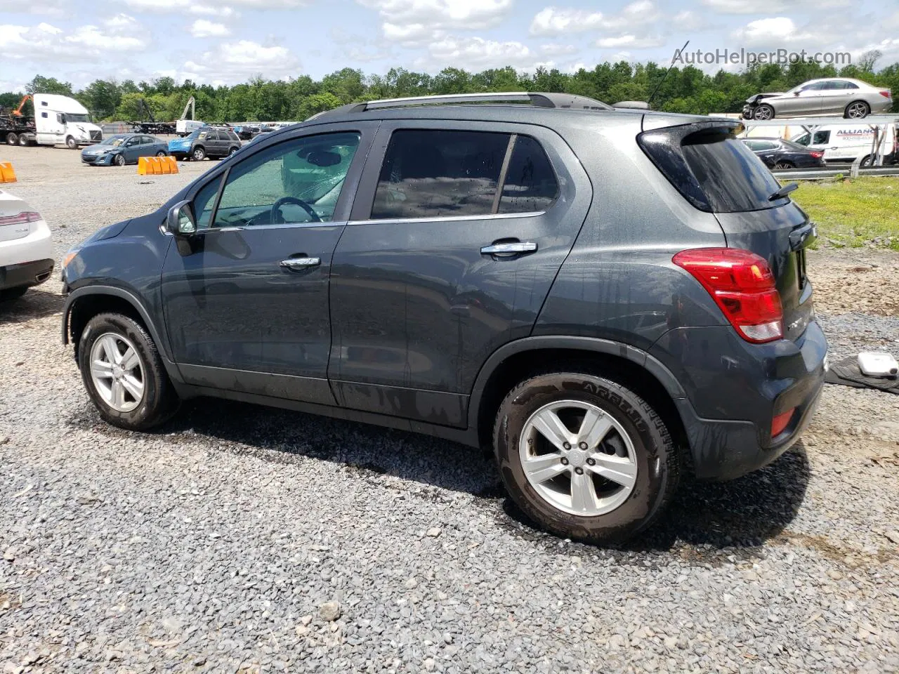 2019 Chevrolet Trax 1lt Charcoal vin: 3GNCJPSB1KL341485