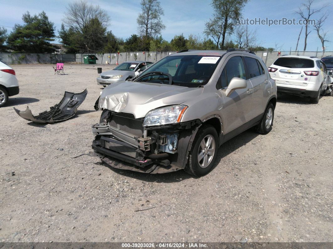 2016 Chevrolet Trax Lt Beige vin: 3GNCJPSB2GL245775