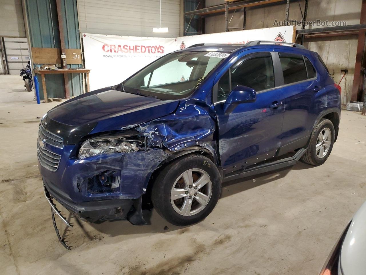 2016 Chevrolet Trax 1lt Blue vin: 3GNCJPSB2GL247610