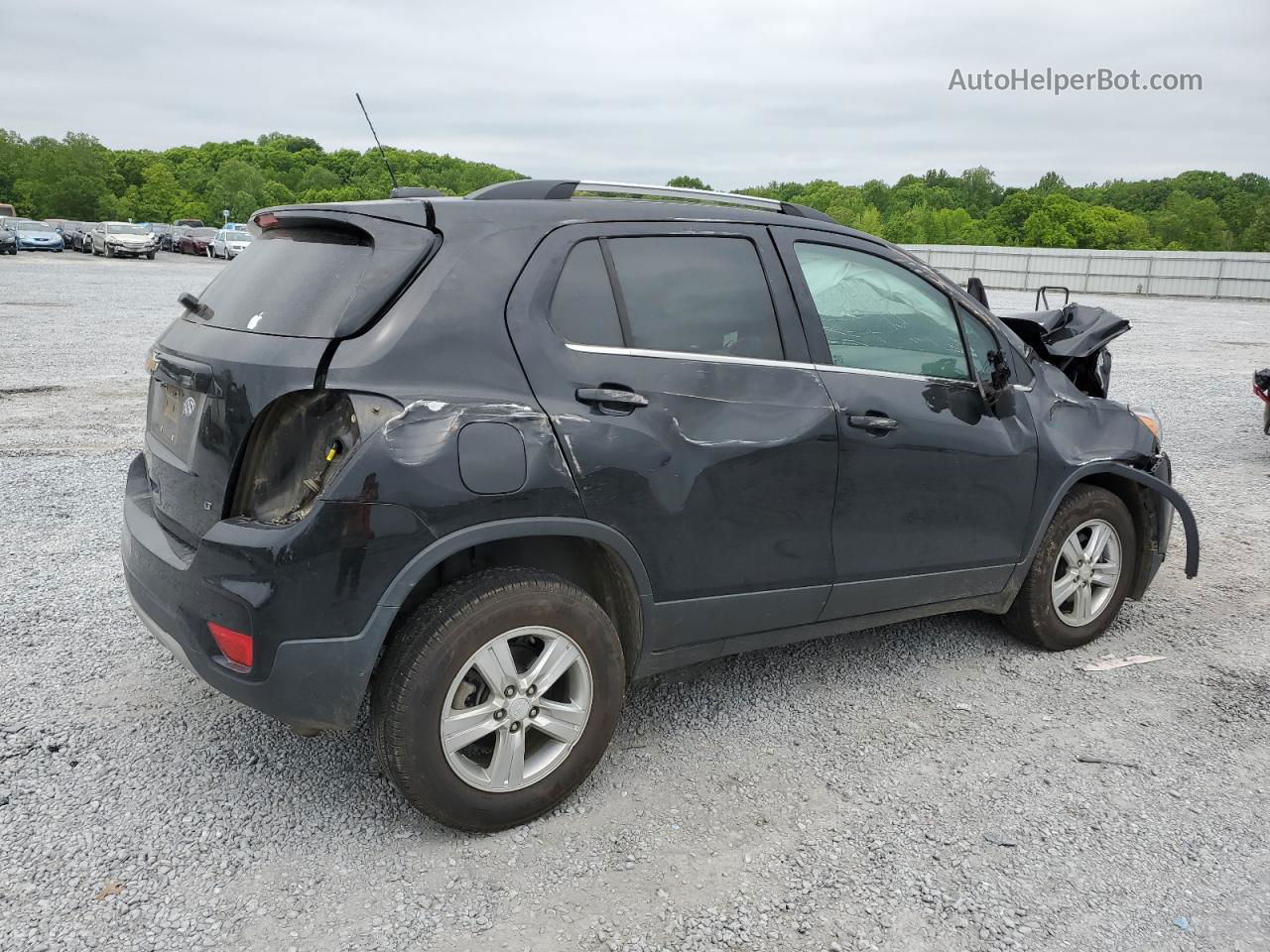 2019 Chevrolet Trax 1lt Black vin: 3GNCJPSB2KL172318