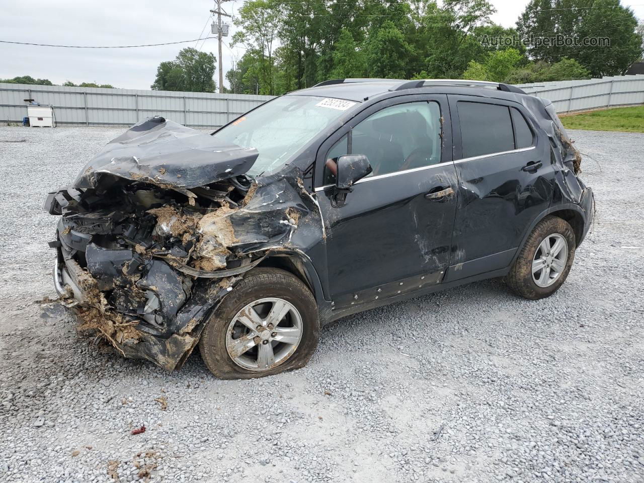 2019 Chevrolet Trax 1lt Black vin: 3GNCJPSB2KL172318