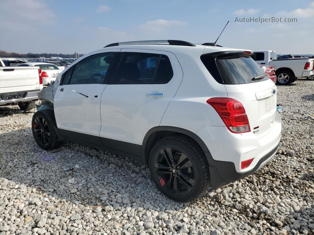 2019 Chevrolet Trax 1lt White vin: 3GNCJPSB3KL245793