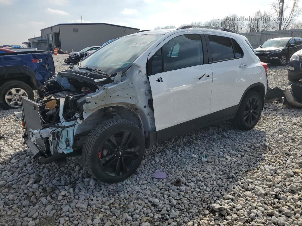 2019 Chevrolet Trax 1lt White vin: 3GNCJPSB3KL245793