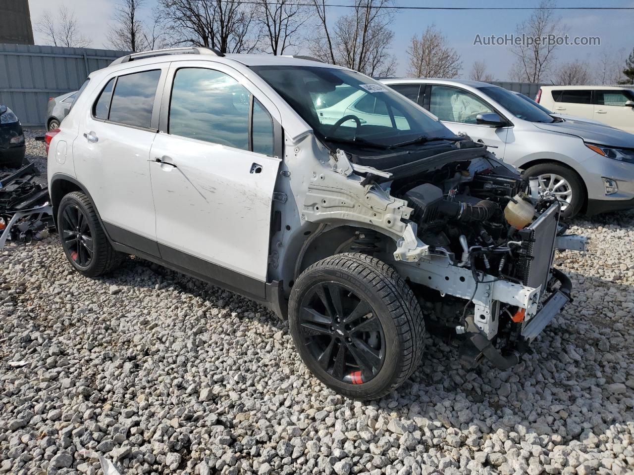 2019 Chevrolet Trax 1lt White vin: 3GNCJPSB3KL245793