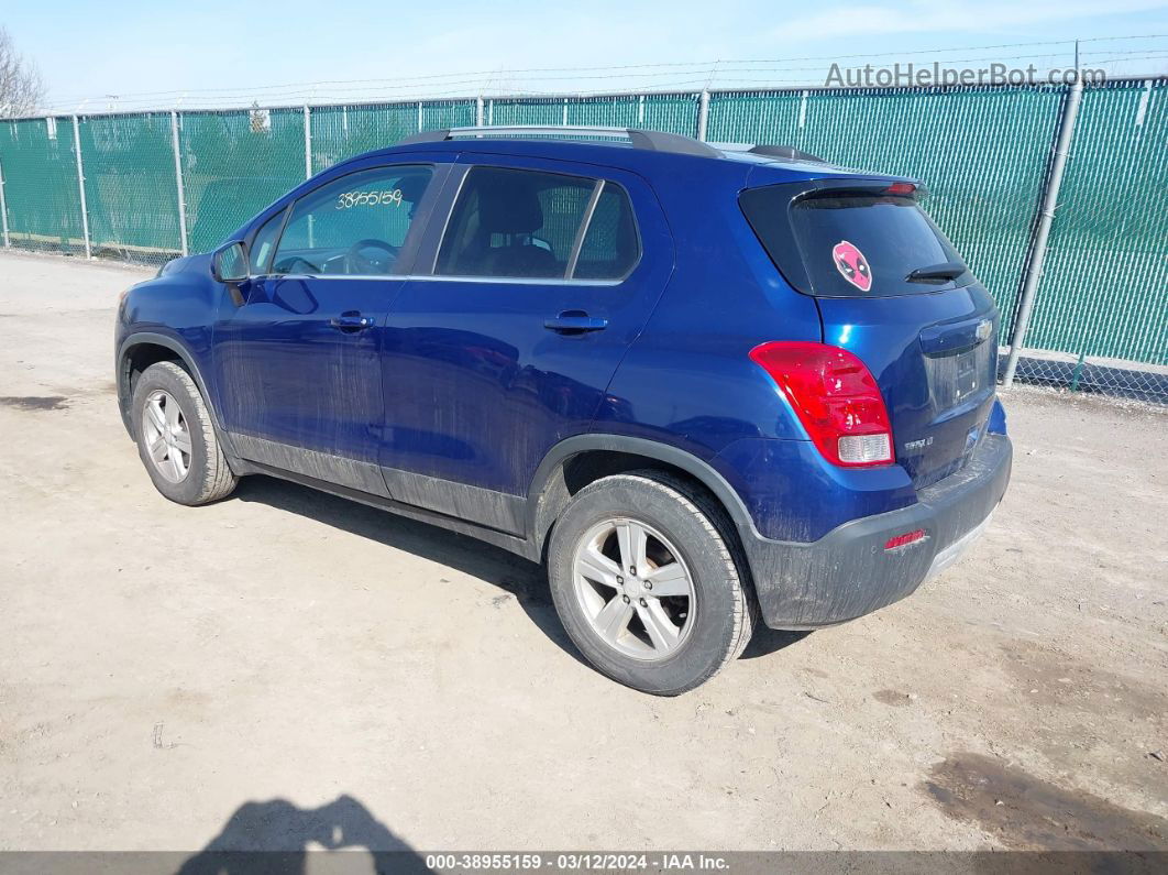 2016 Chevrolet Trax Lt Blue vin: 3GNCJPSB4GL166298