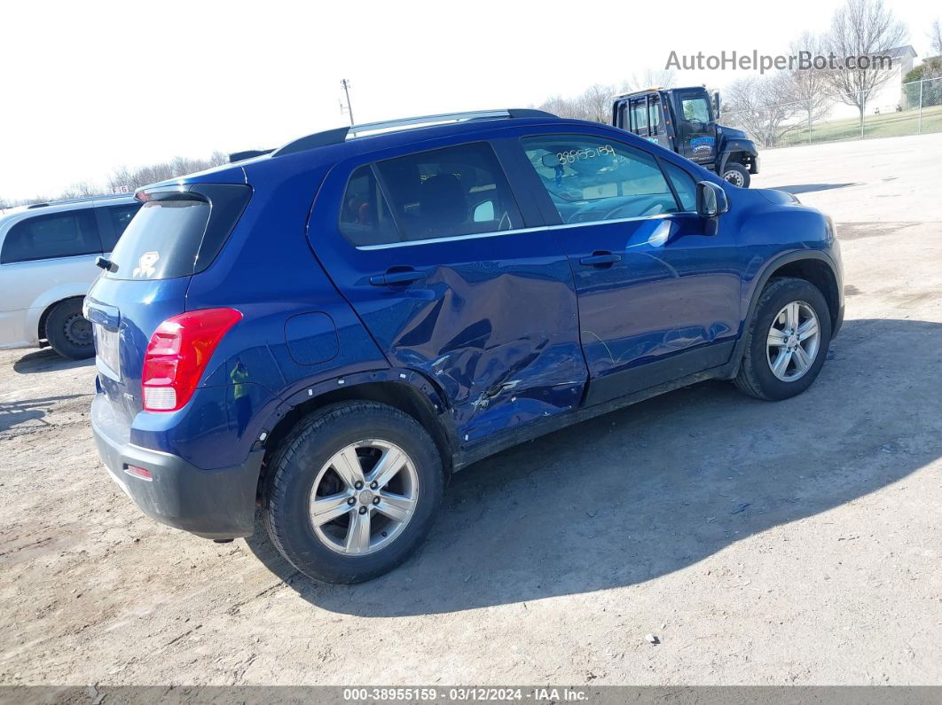 2016 Chevrolet Trax Lt Blue vin: 3GNCJPSB4GL166298