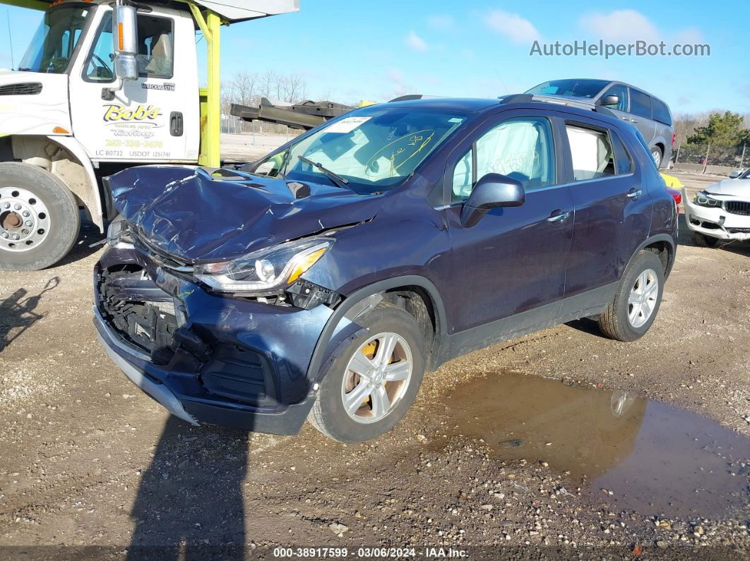 2019 Chevrolet Trax Lt Синий vin: 3GNCJPSB5KL210382