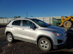 2016 Chevrolet Trax 1lt Silver vin: 3GNCJPSB7GL149754