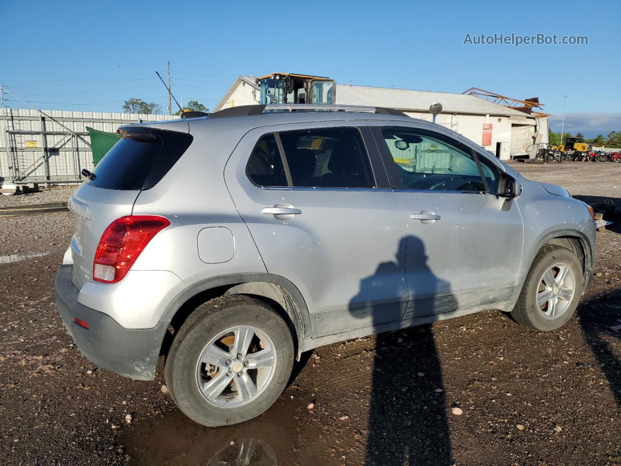 2016 Chevrolet Trax 1lt Серебряный vin: 3GNCJPSB7GL149754