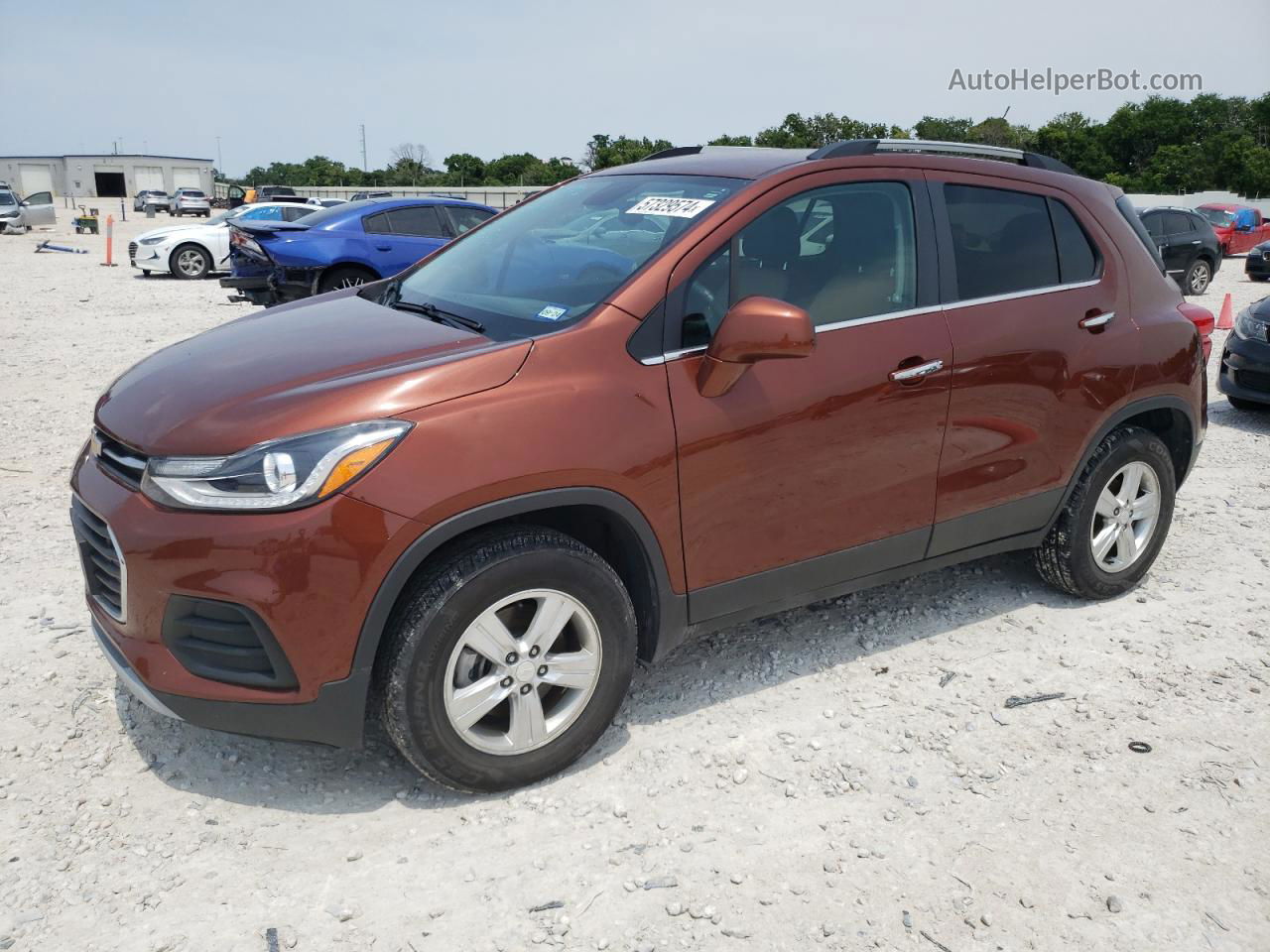 2019 Chevrolet Trax 1lt Orange vin: 3GNCJPSB7KL237342