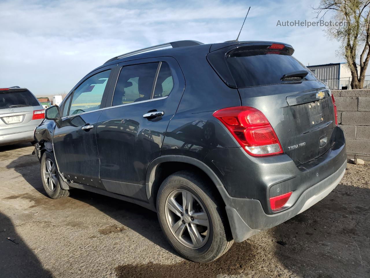 2019 Chevrolet Trax 1lt Charcoal vin: 3GNCJPSB7KL391534